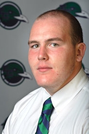 Casey McDonnell, member of the Edicott College Gulls football team. 